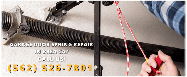 Broken Garage Door Spring Brea CA